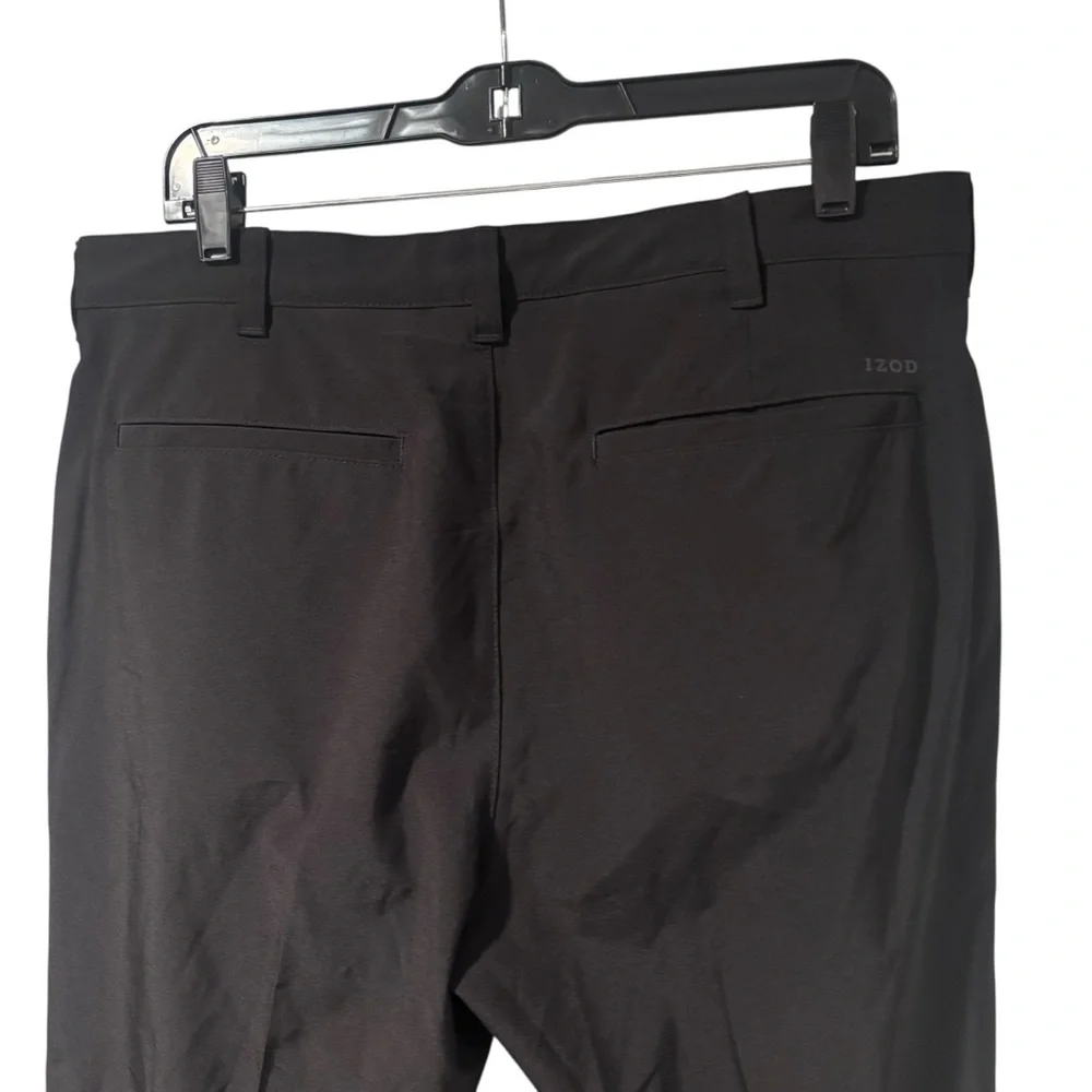 Izod Black Golf Slim Fit Sportswear Pants Size 34